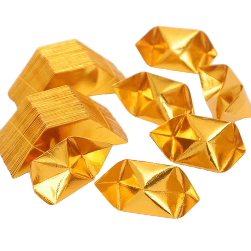 傳統祭祀與現代工藝的融合 加厚金箔紙鋁箔紙元寶半成品折紙探析